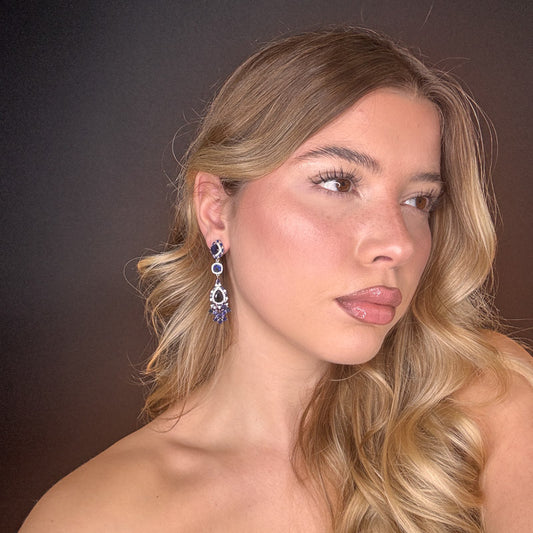 Palestro Milano Orecchini Lily di Cristallo