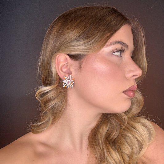 Palestro Milano Orecchini Esplosione di Pietre