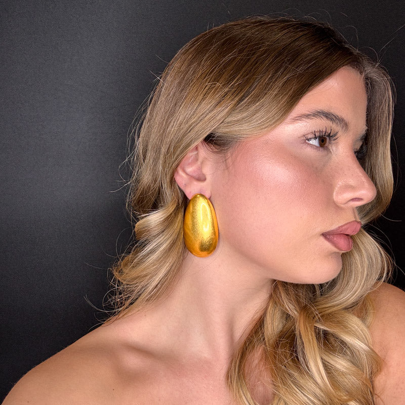 Palestro Milano Orecchini Goccia Big d'Oro