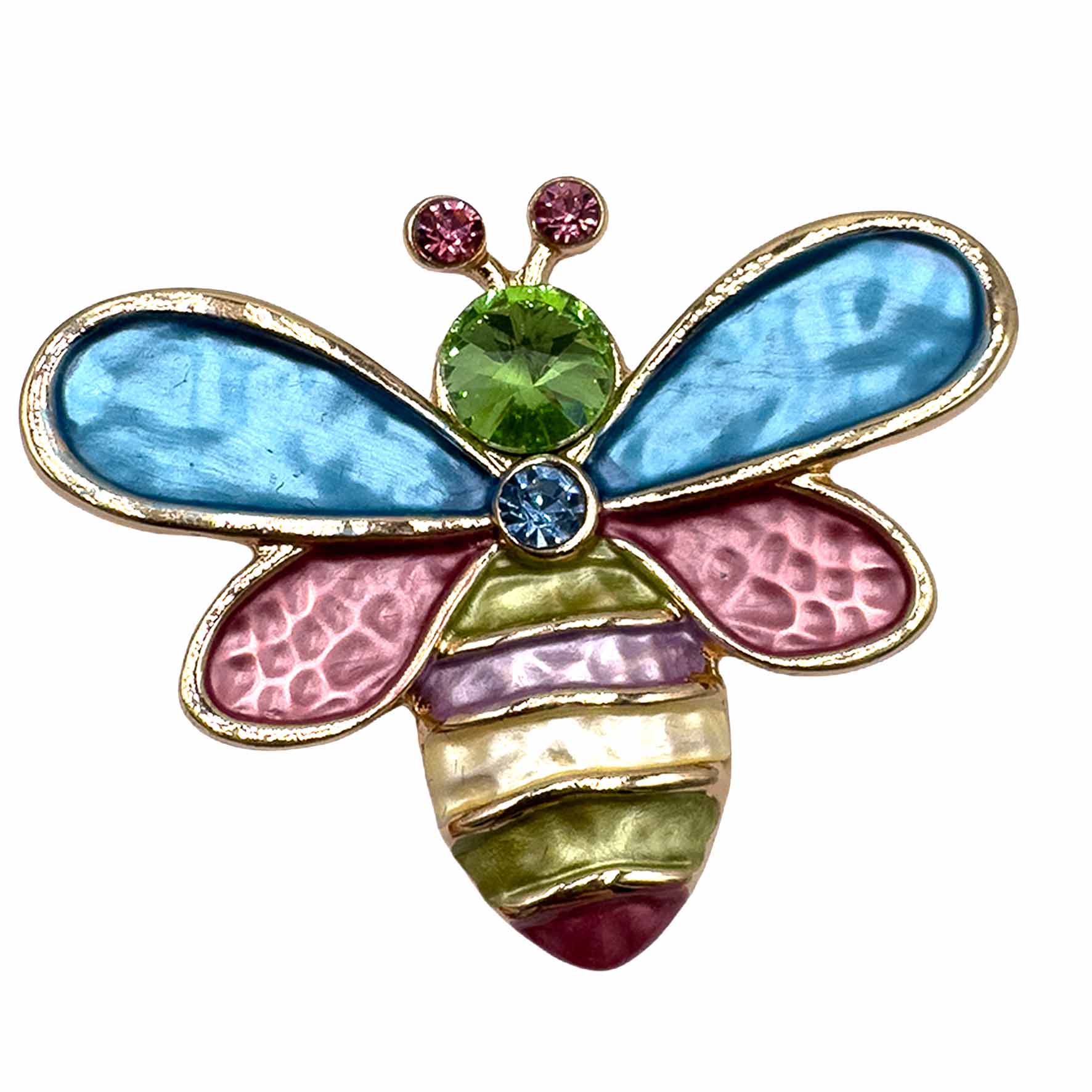 Palestro Milano Spille e spillette Multicolor Ape Colorata (Magnete)