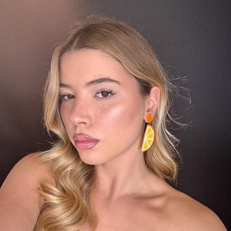 Arancia a spicchio di perline