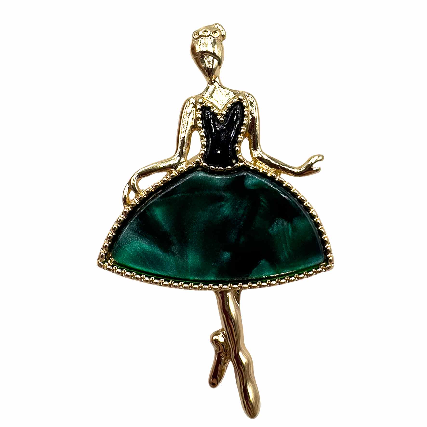 Palestro Milano Spille e spillette Verde Ballerina (Magnete)