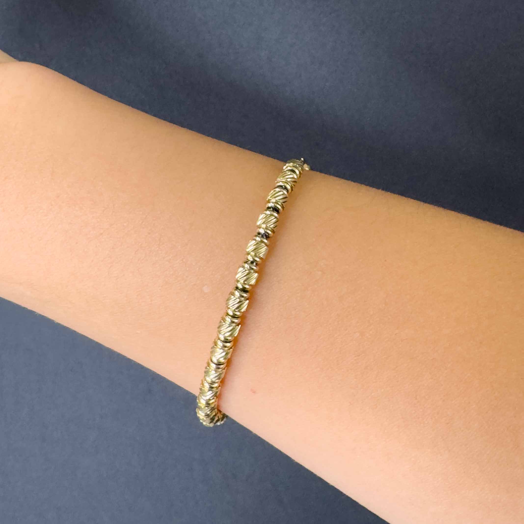 Bracciale Pepite Zigrinate