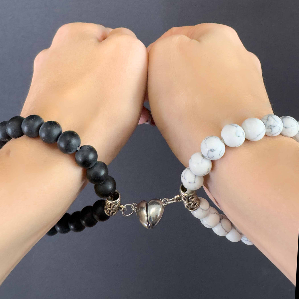 Bracciale di Coppia Mezzo Cuore - Set