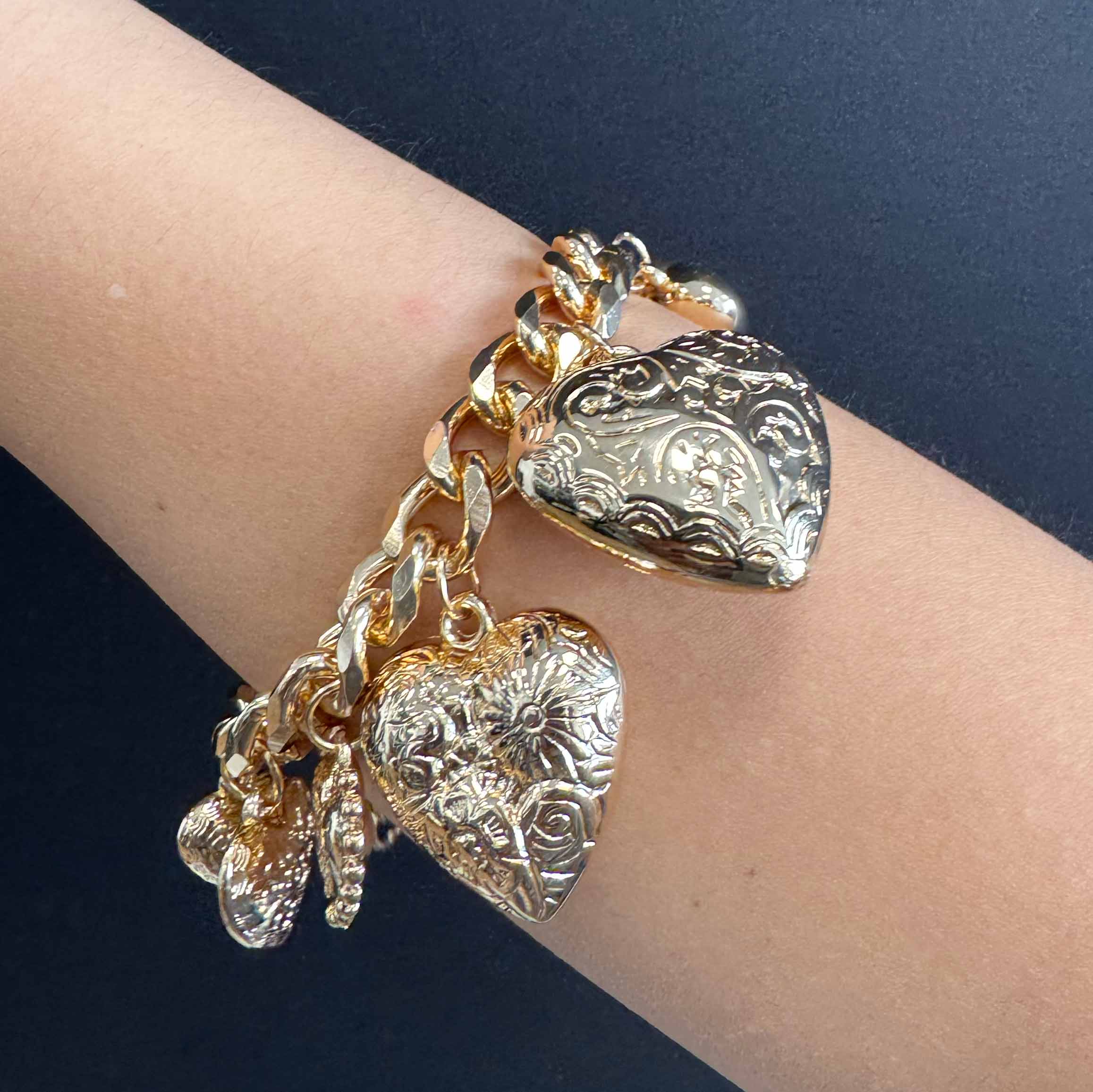 Bracciale Multi Cuori