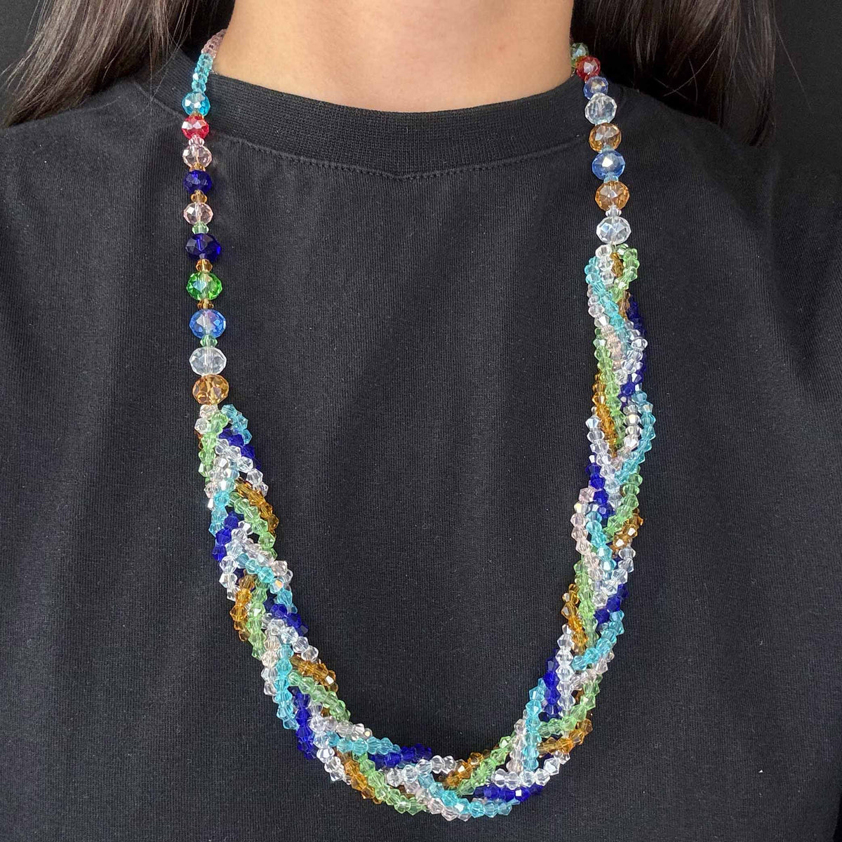 Collana Treccia di Gemme