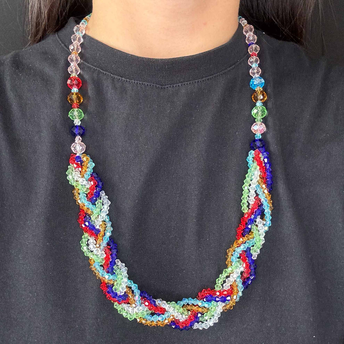 Collana Treccia di Gemme