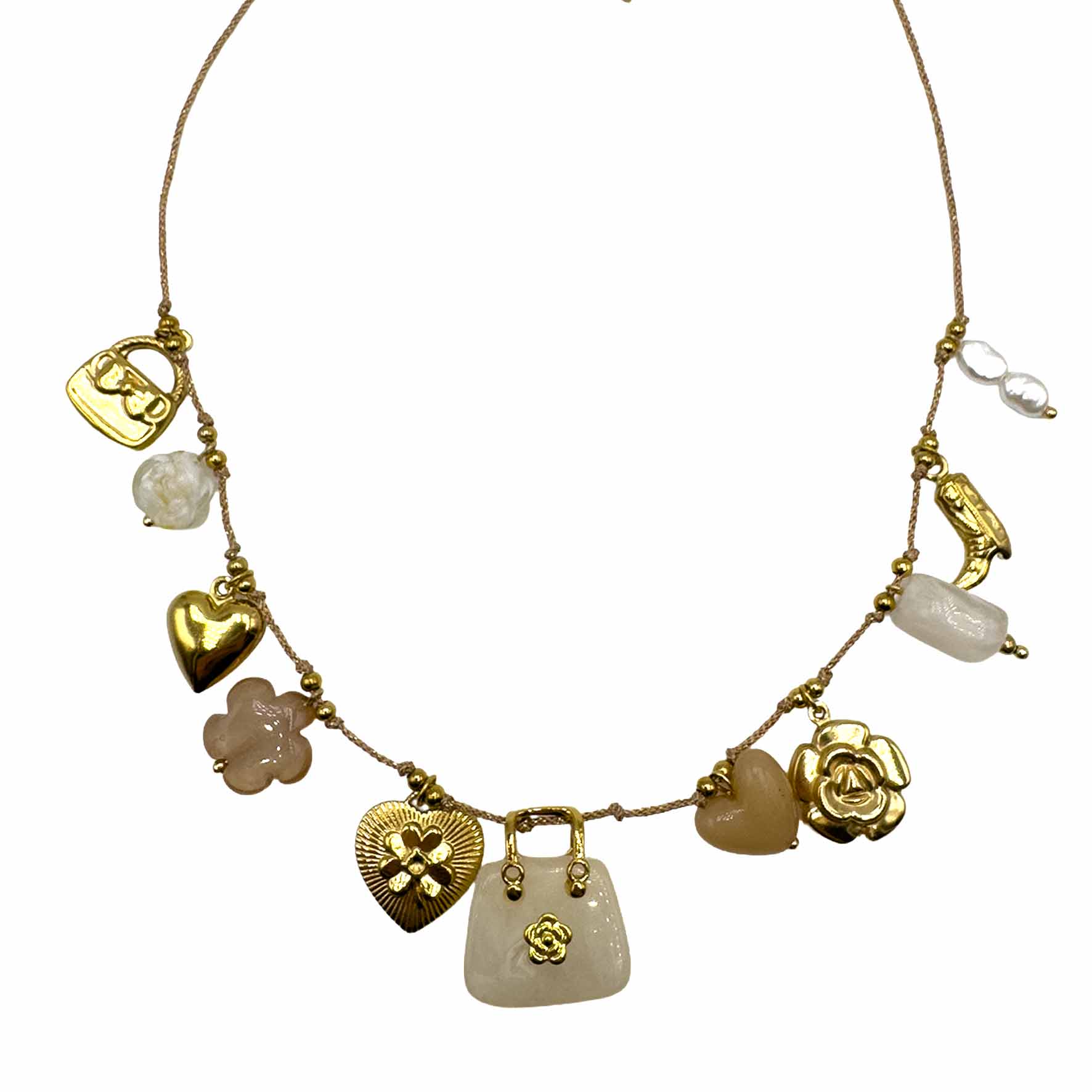 Collana Charms & Borsette