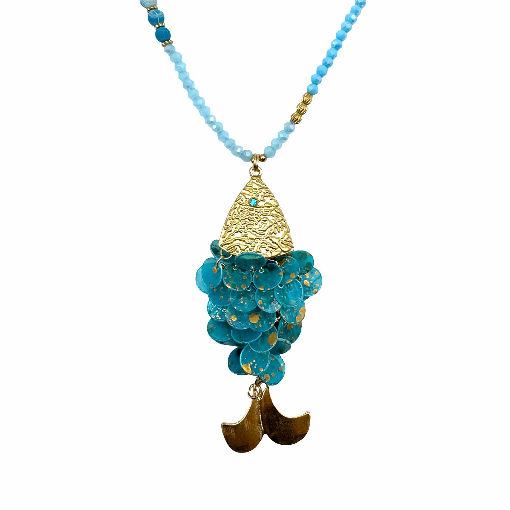 Collana Pesce con Petali
