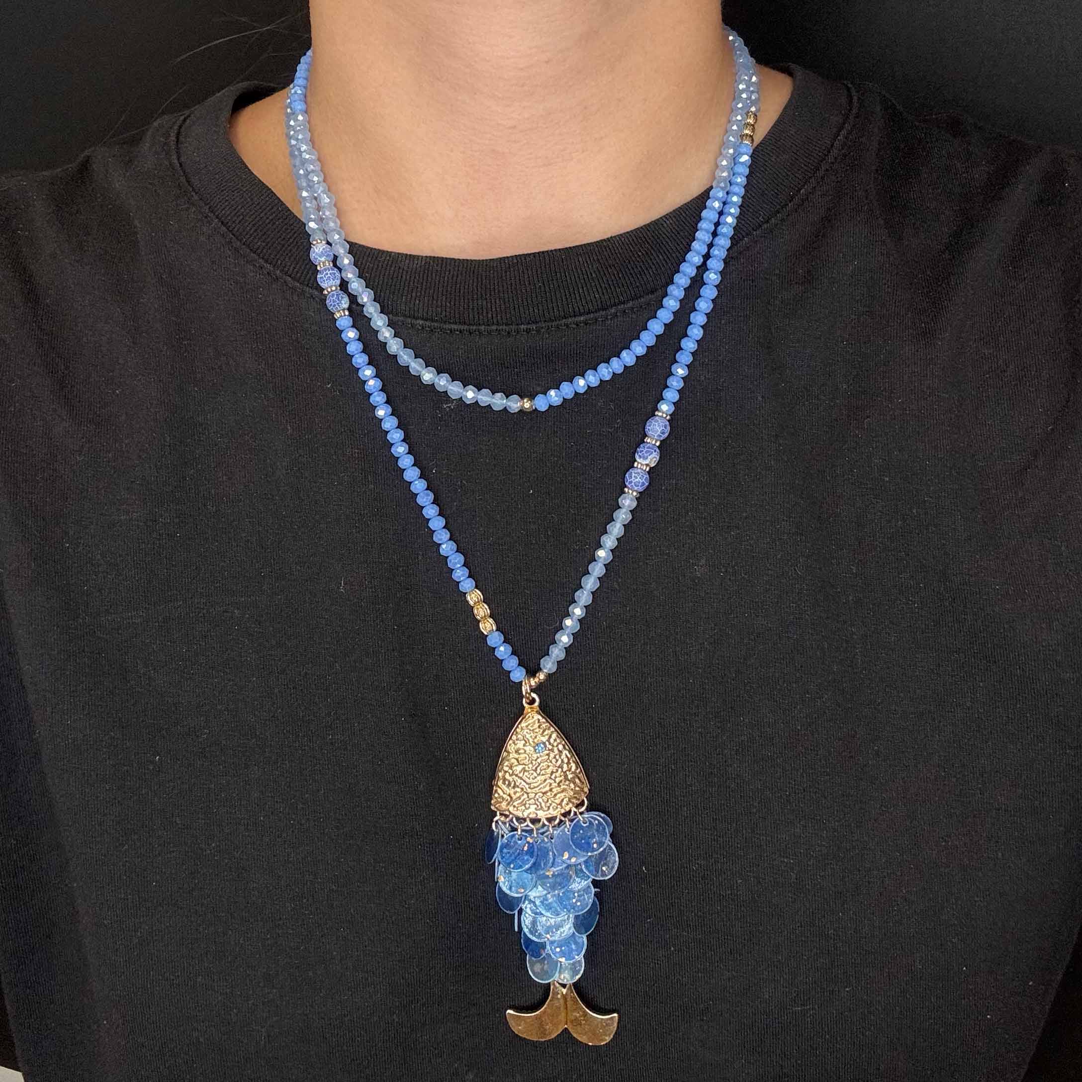 Collana Pesce con Petali