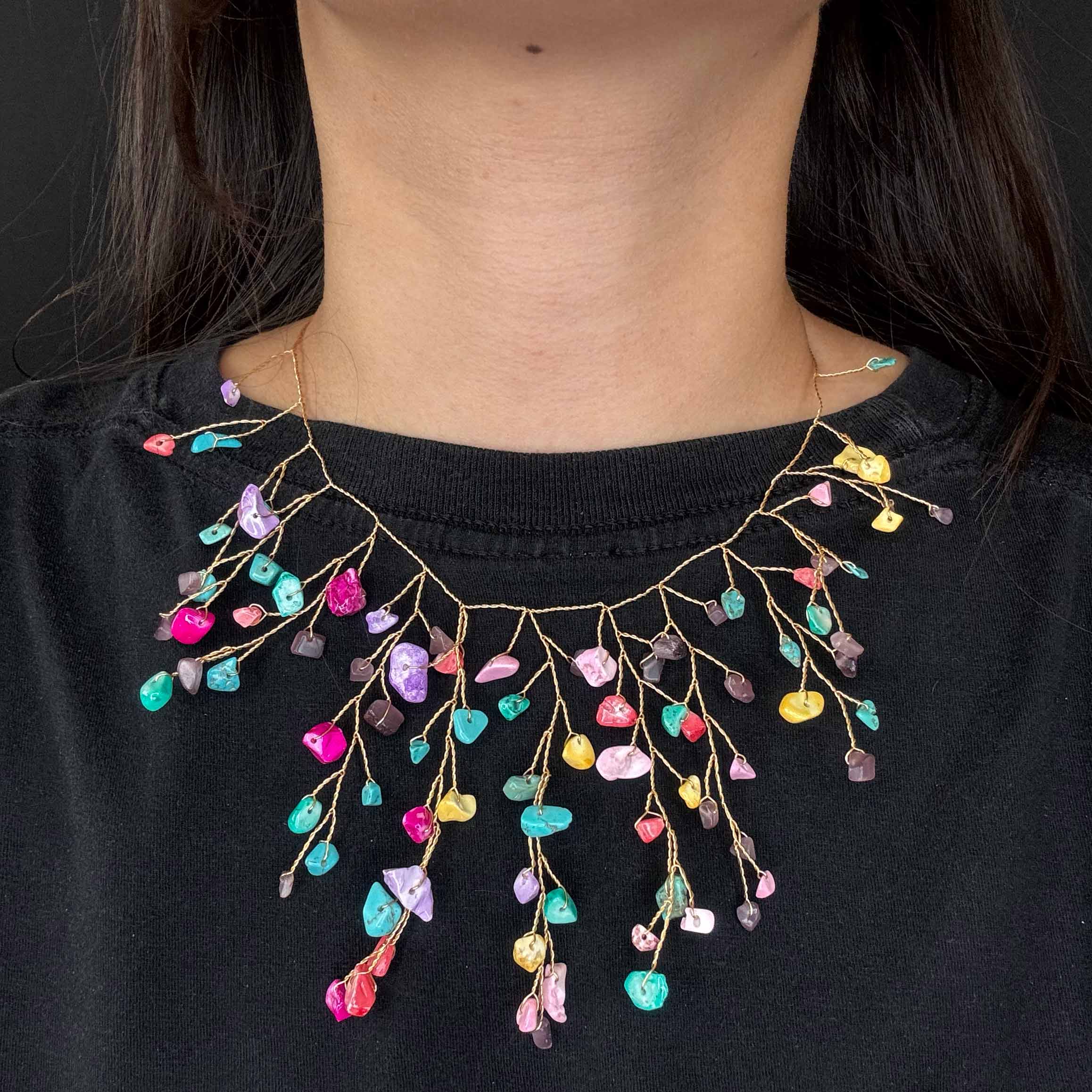 Collana Ramificazione di Pietre