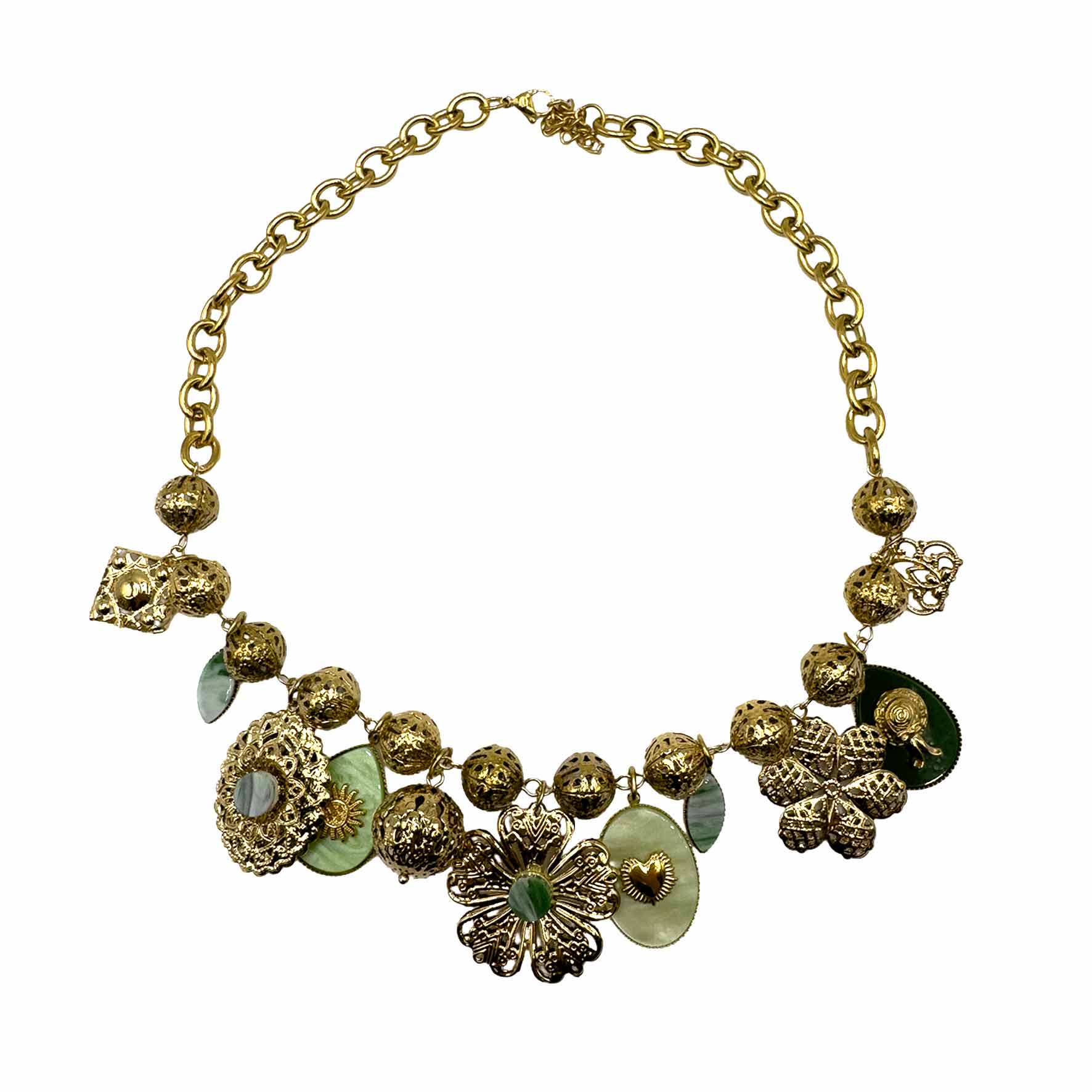Collana di Charms e Gocce