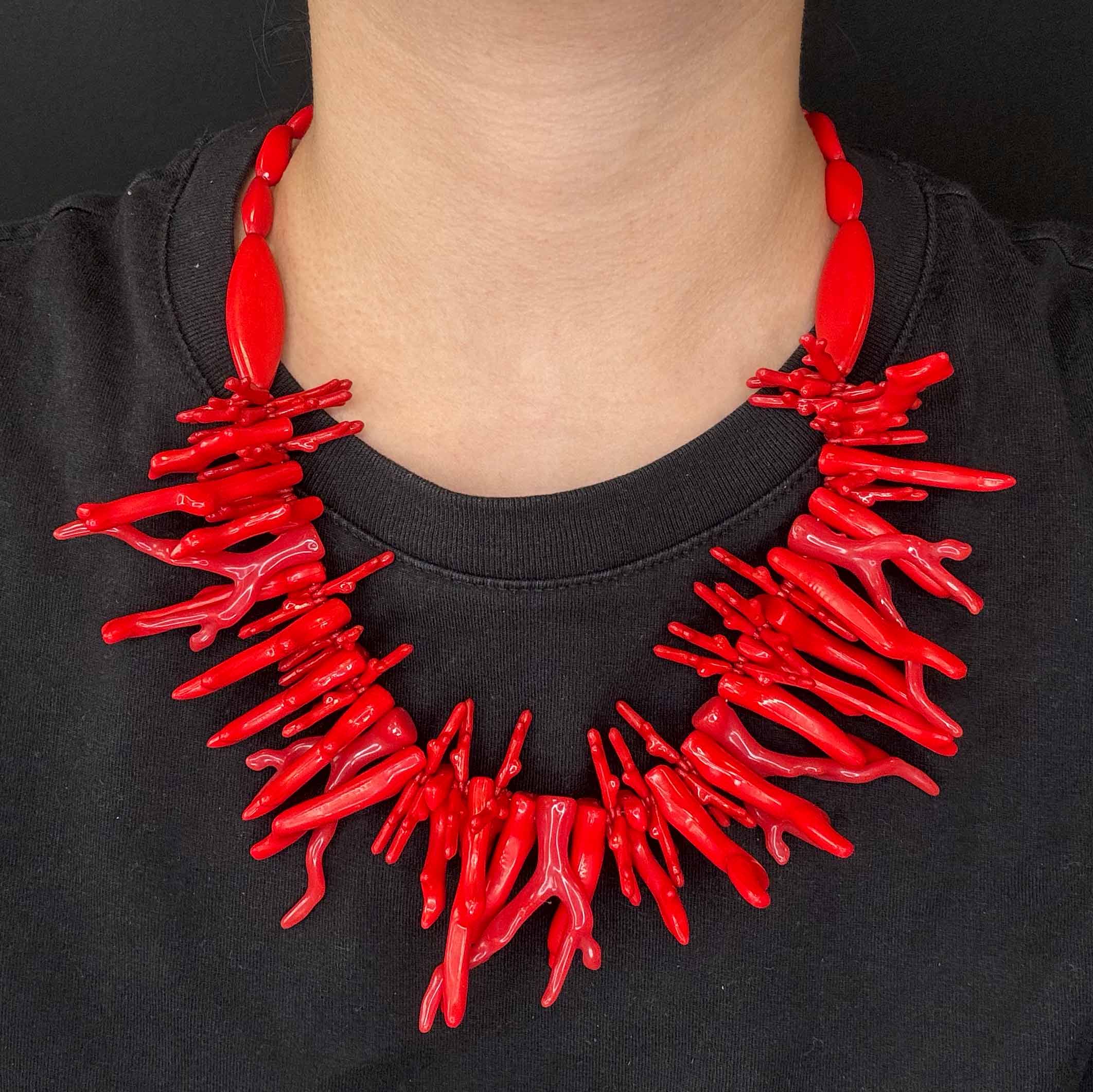 Collana di Coralli Red
