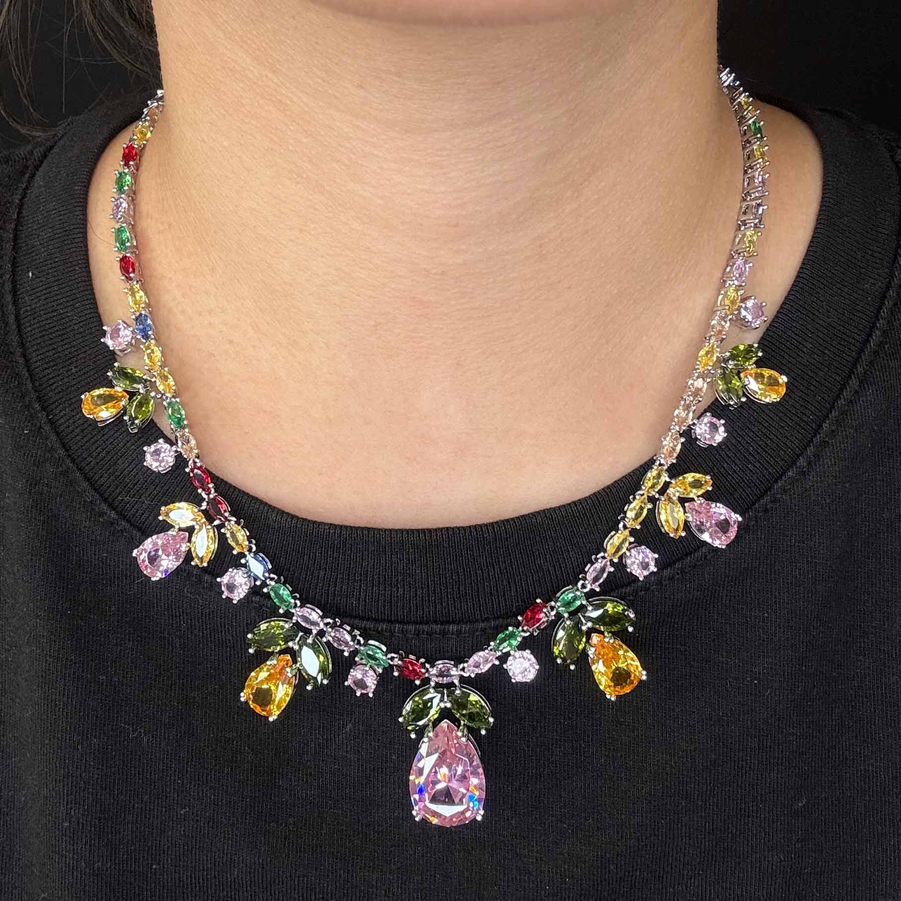Collana di Tulipani & Gemme