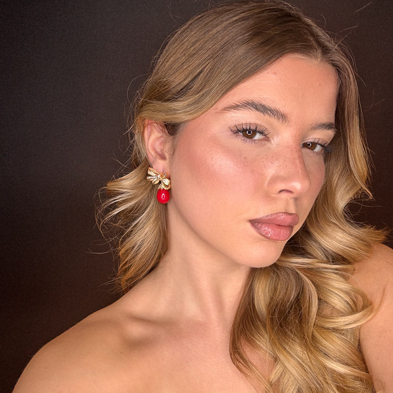 Palestro Milano Orecchini Fiocchetto con Perla pendente