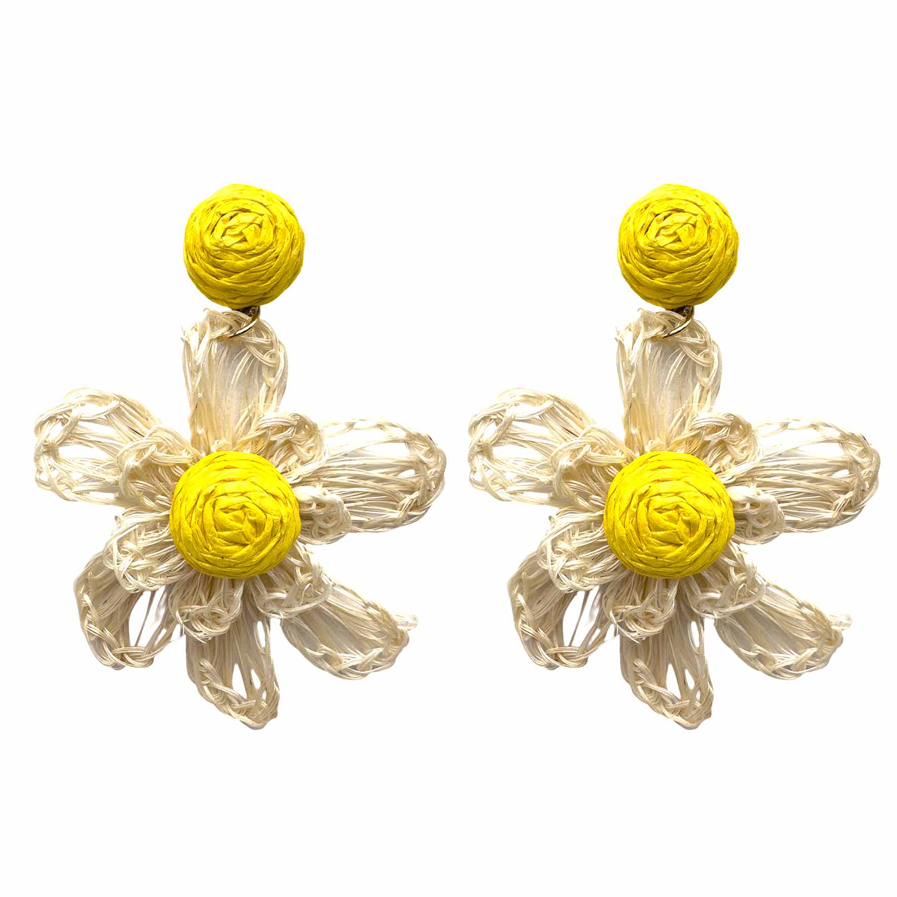 Fiore Intrecciato in Rafia