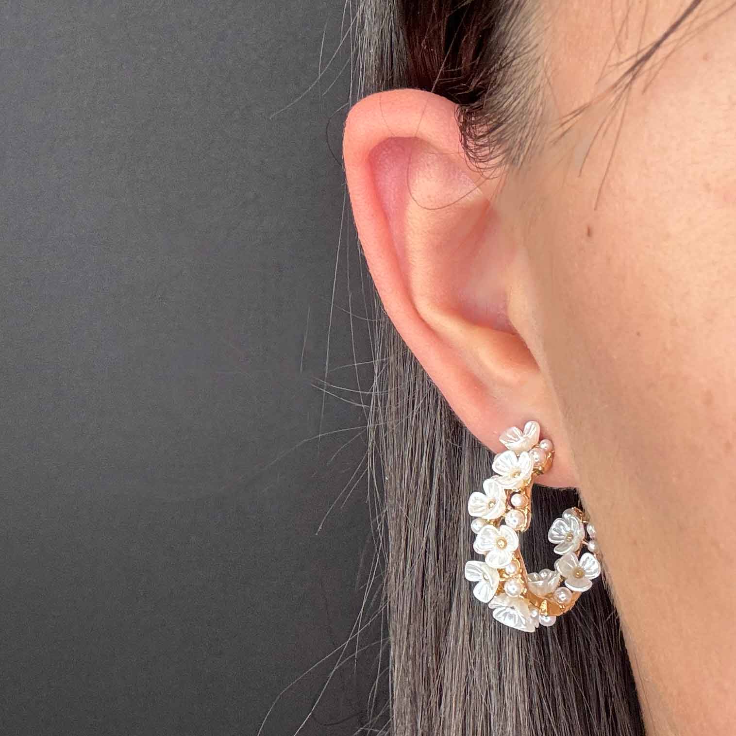 Hoops di Fiorellini & Perline