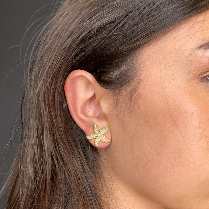 Stella marina con perline