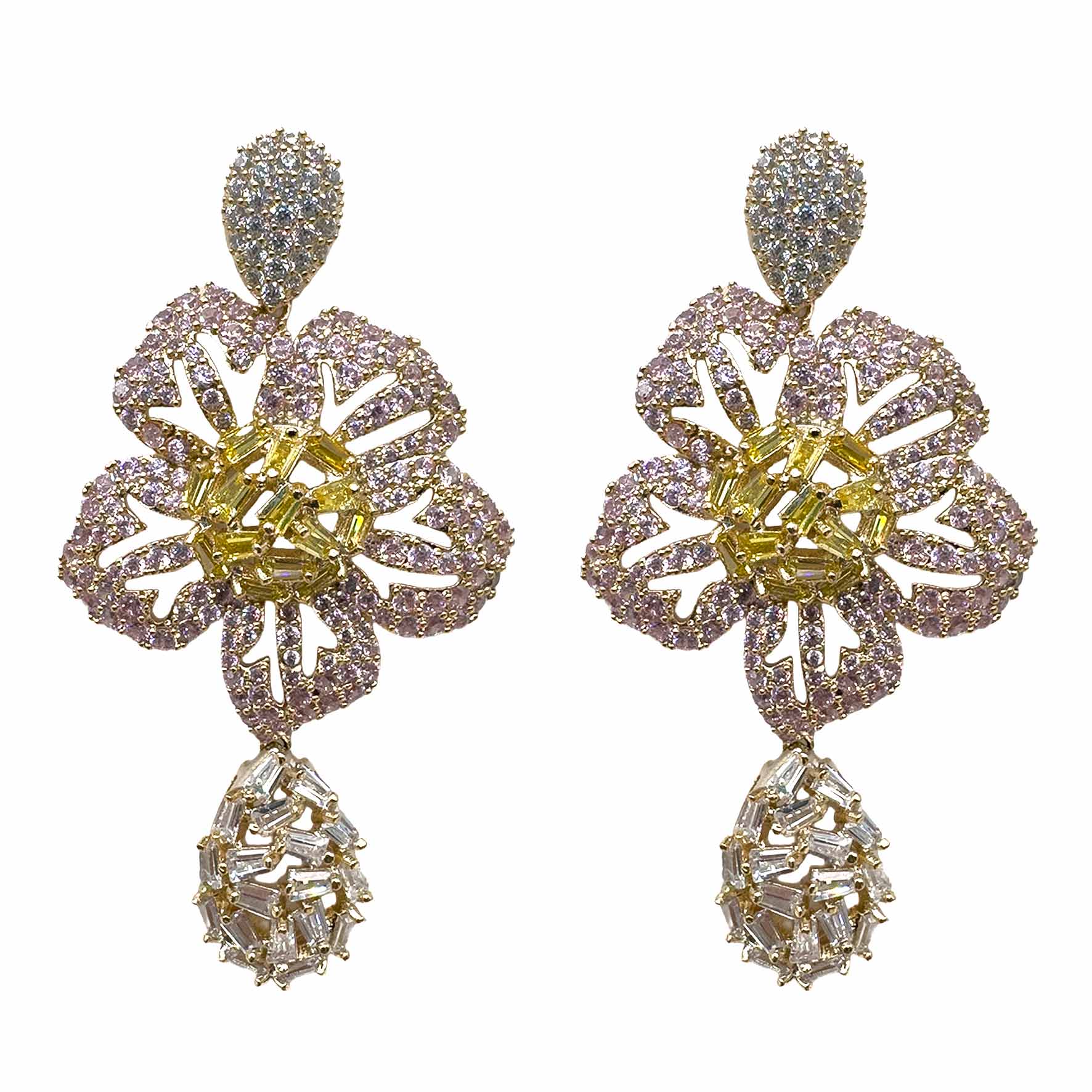 Iris di pavè e cristalli