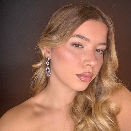 Palestro Milano Orecchini Lily di Cristallo