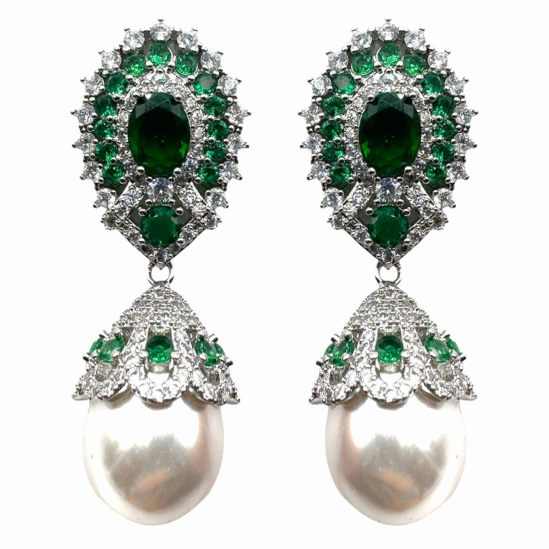 Pavone con perla pendente - New Version