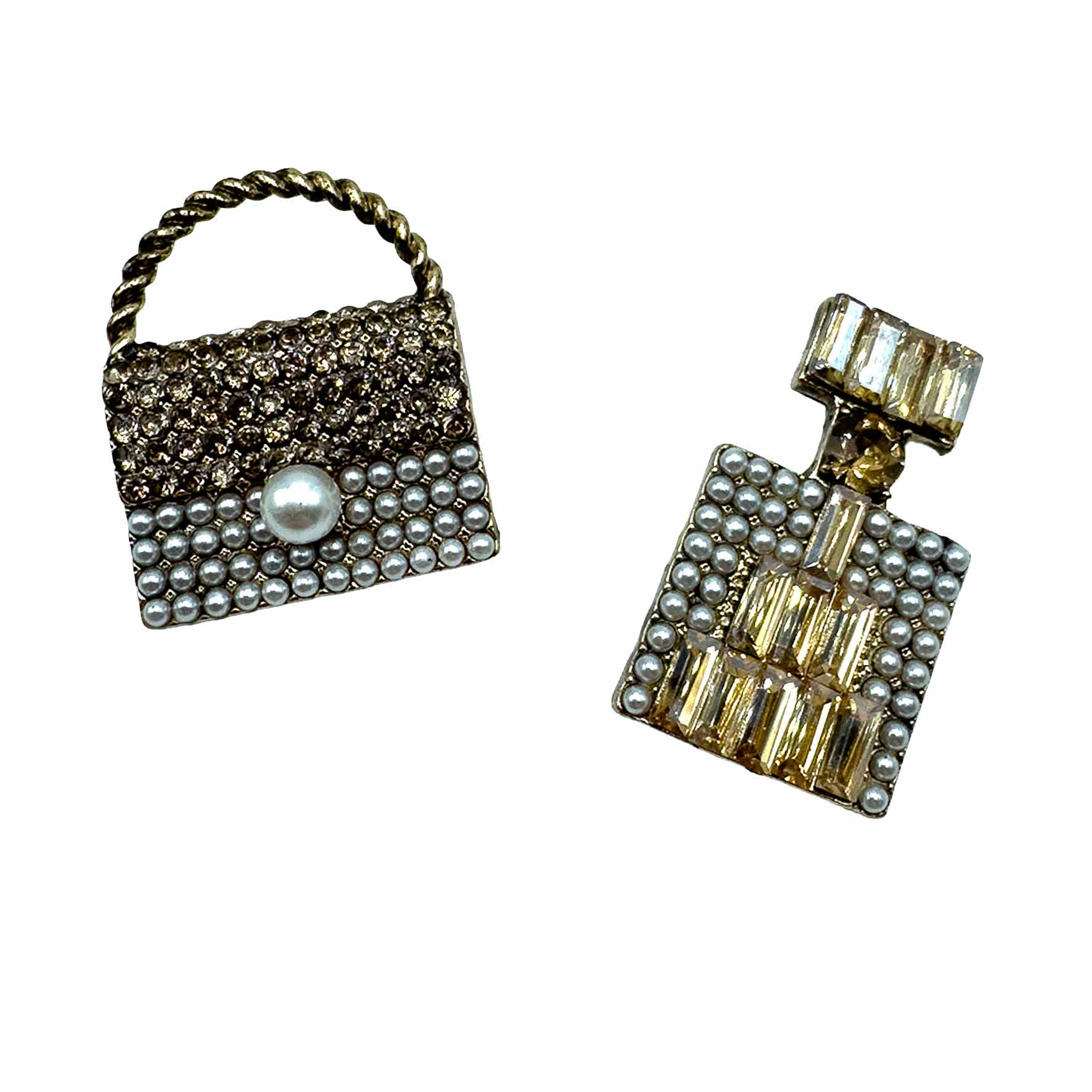 Palestro Milano Spille e spillette Champagne Borsetta & Profumo