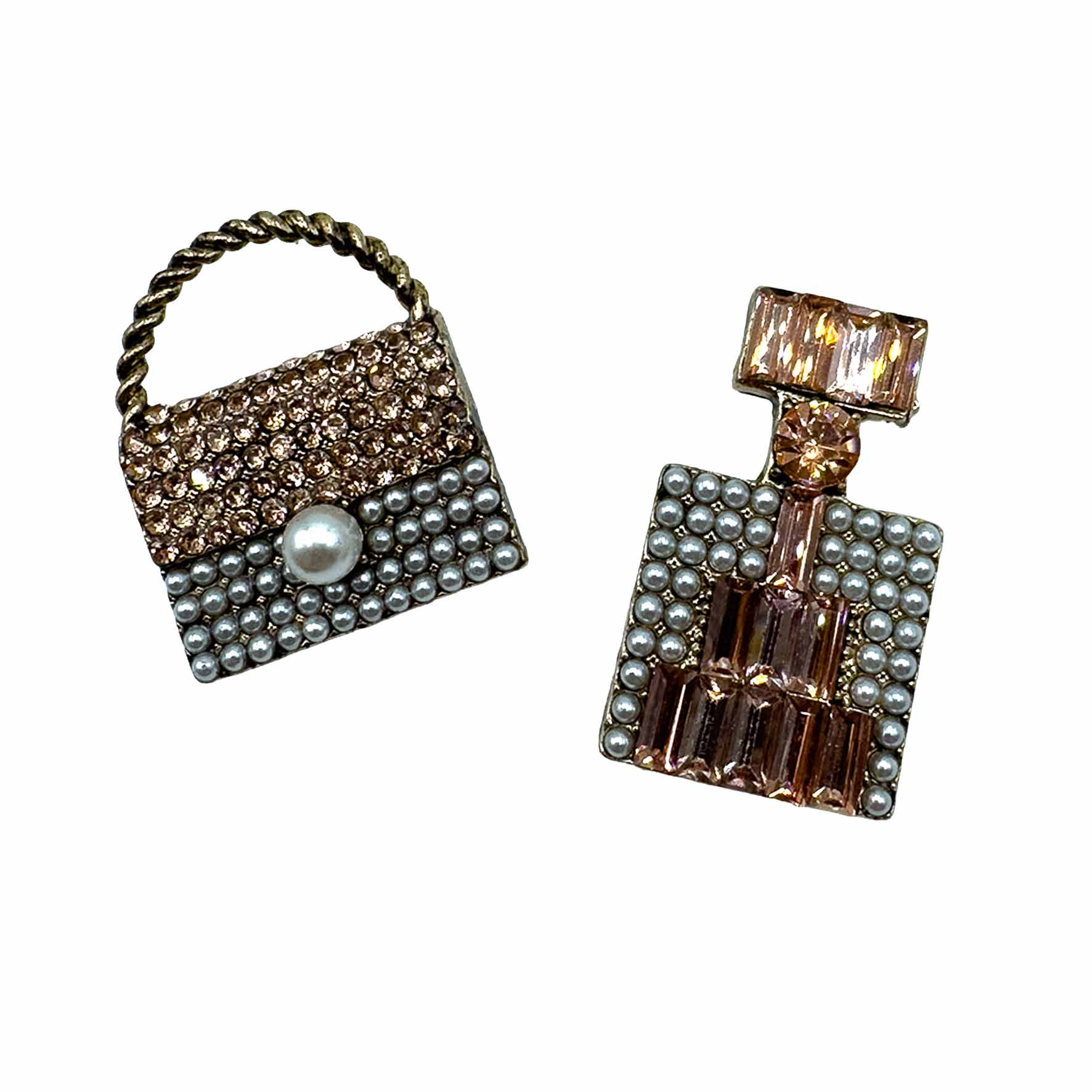 Palestro Milano Spille e spillette Rose Gold Borsetta & Profumo