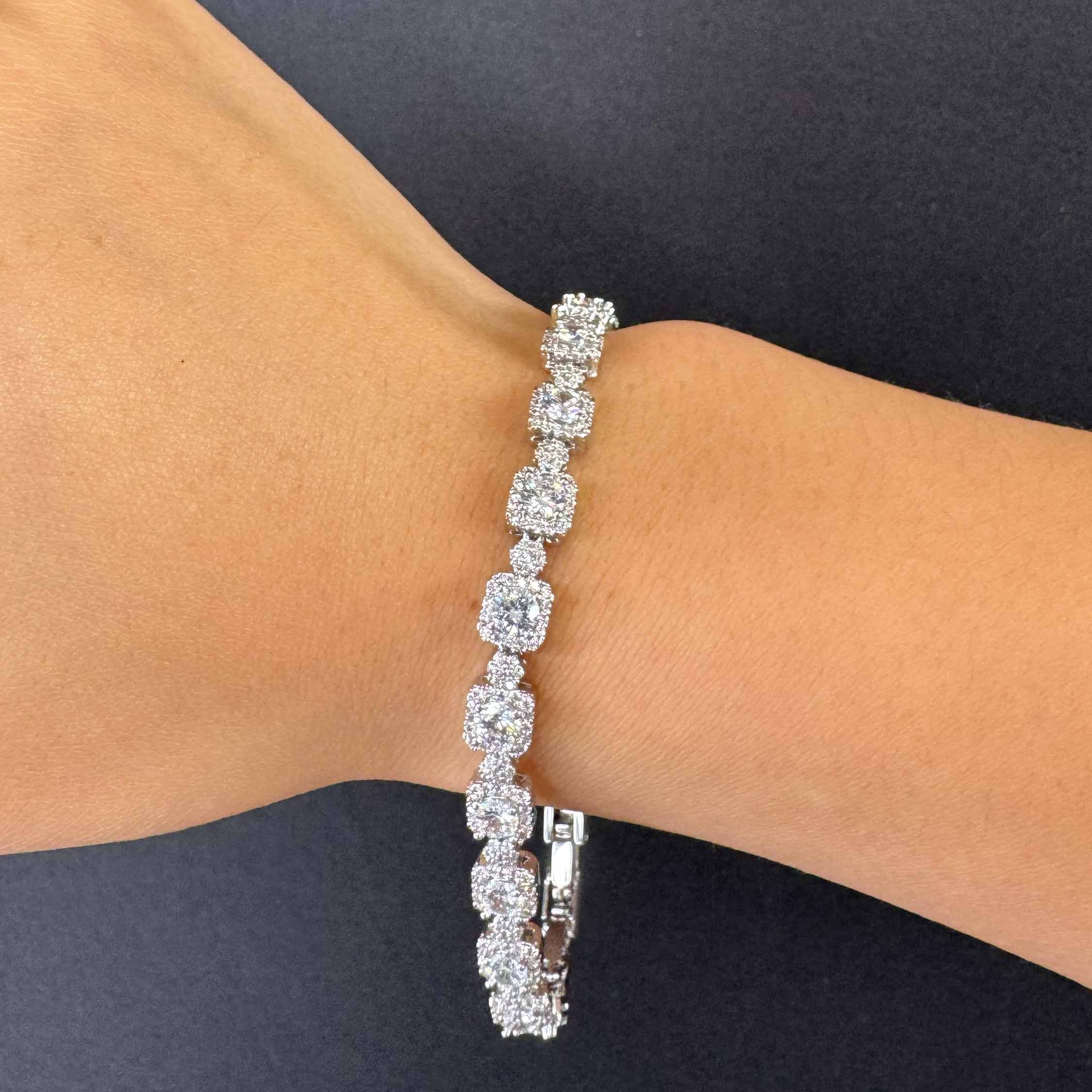 Bracciale di Quadrati Splendenti