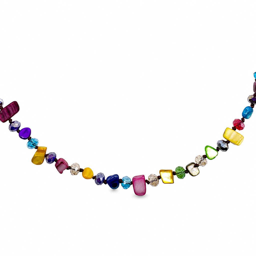 Collana di Mini Pietre Colorate