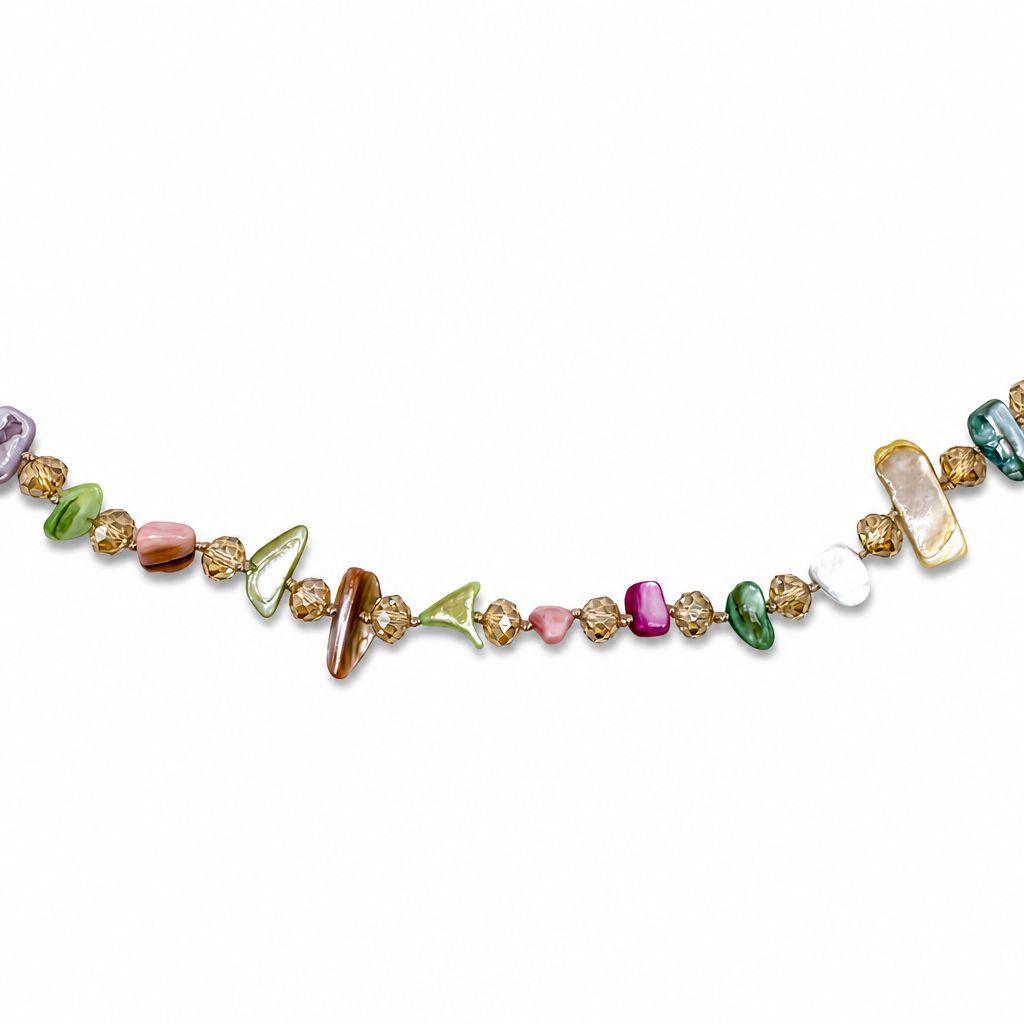 Collana di Mini Pietre Colorate