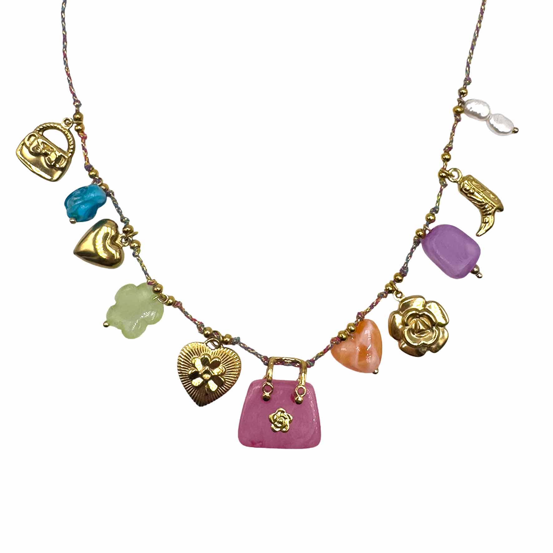 Collana Charms & Borsette