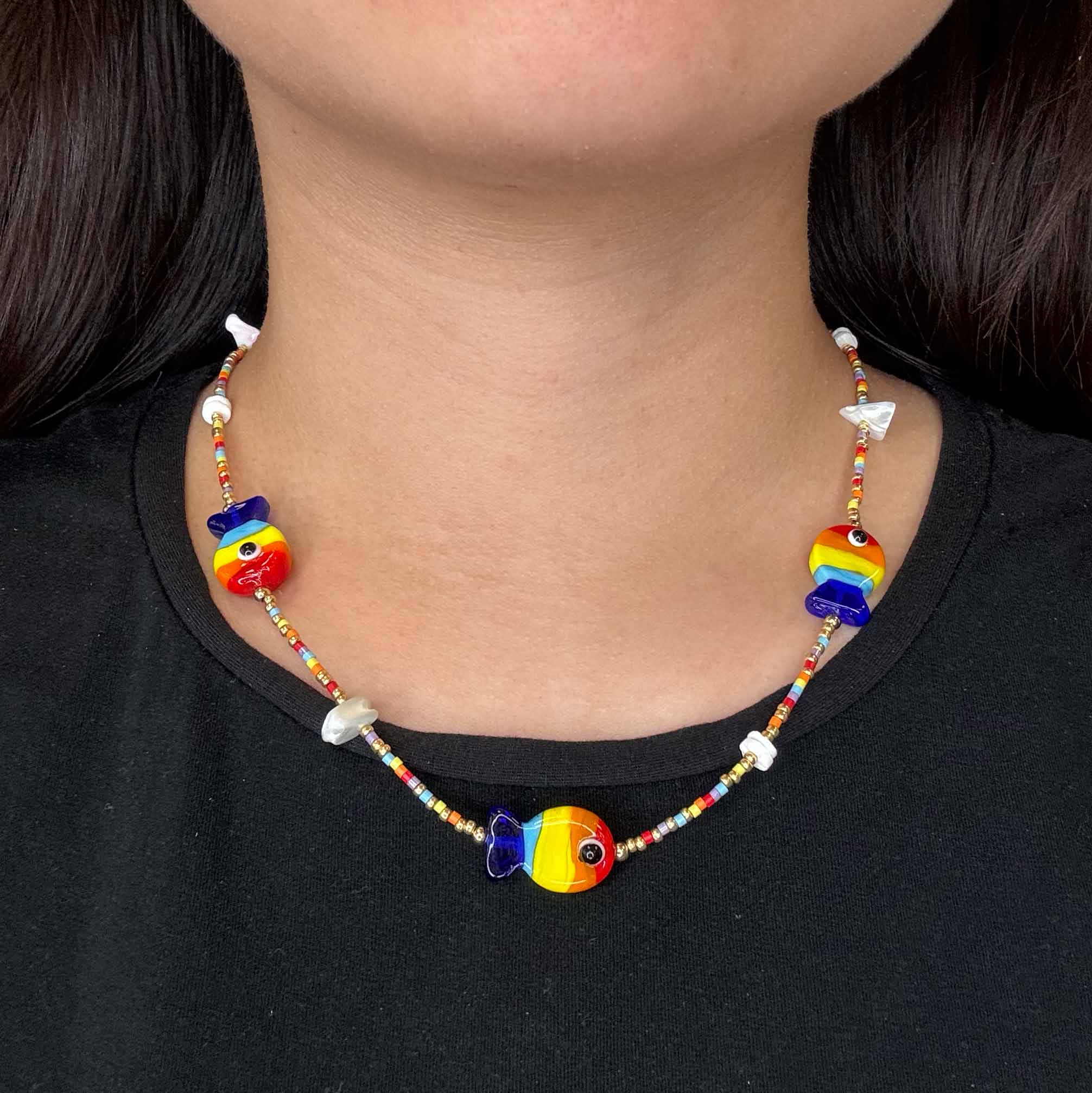Collana di Pesciolini Multicolor