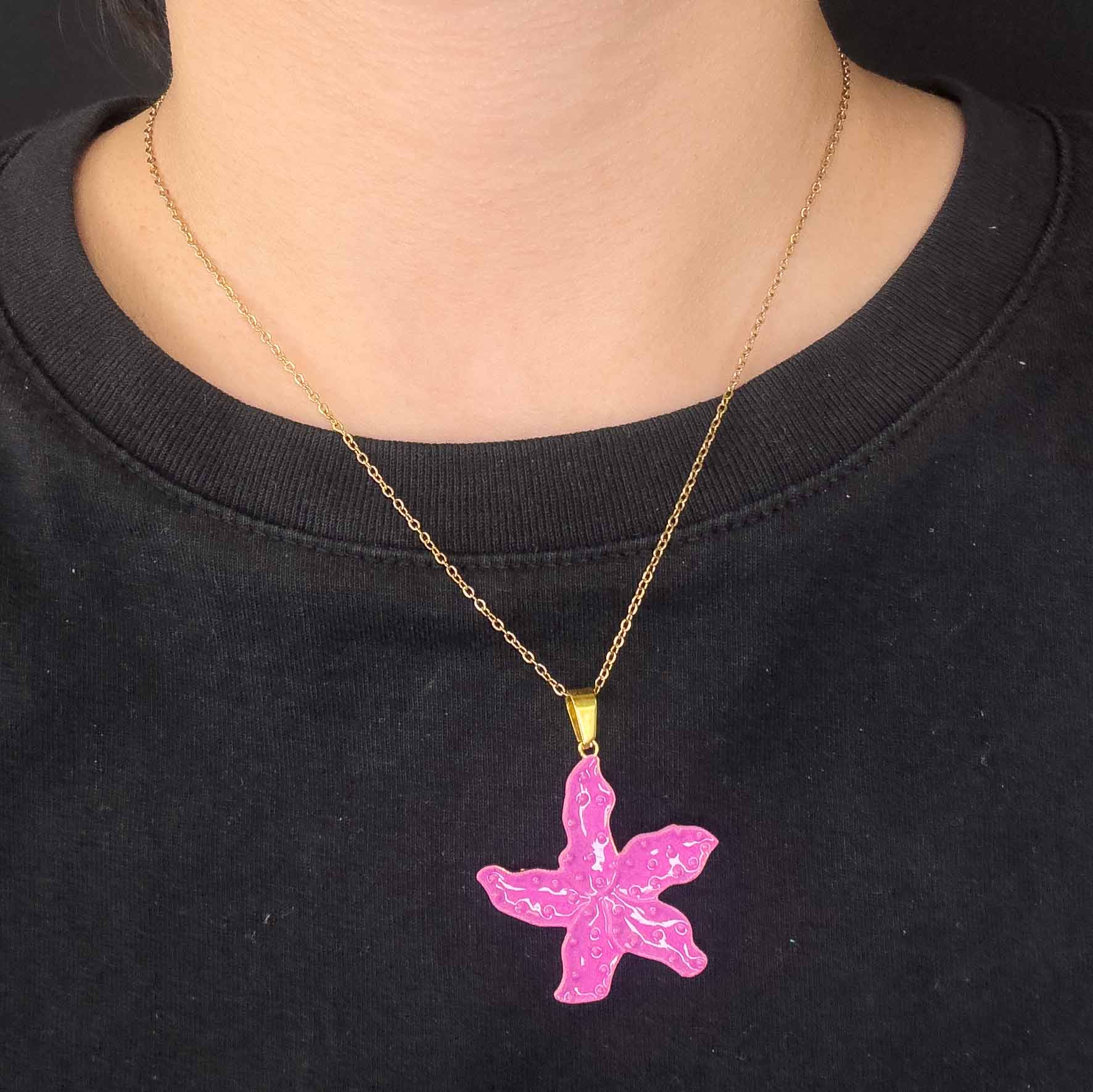 Collana Stella Marina Colorata