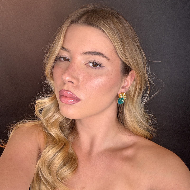 Conchiglia di Paguro con zirconi