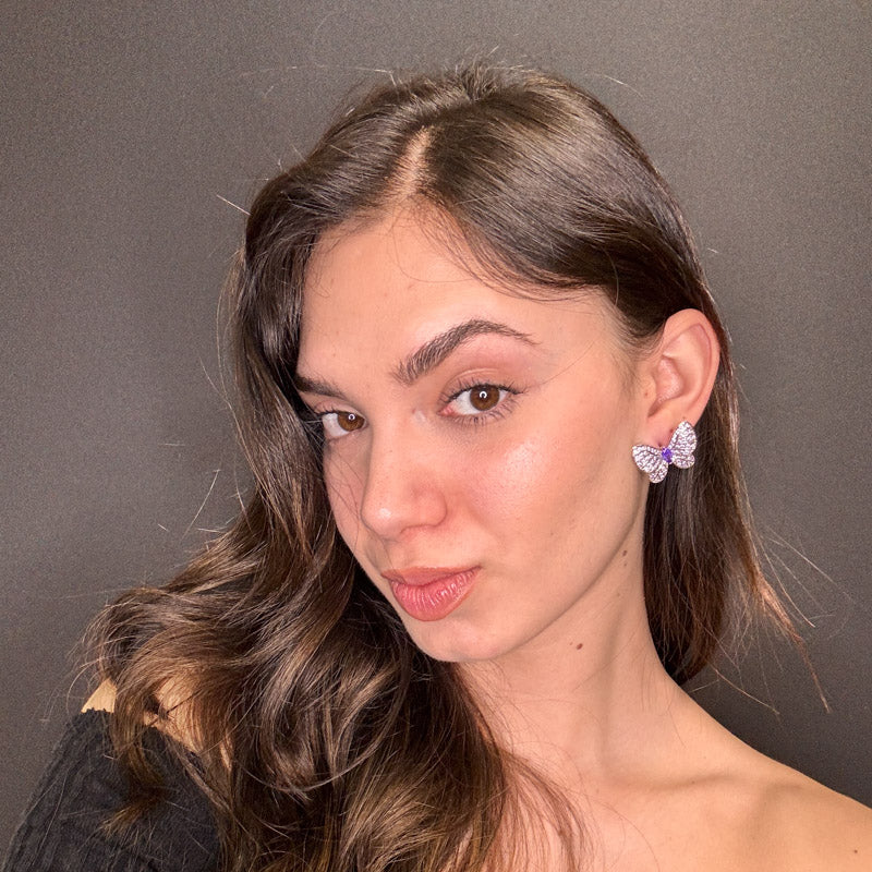 Palestro Milano Orecchini Farfalla & Gemma