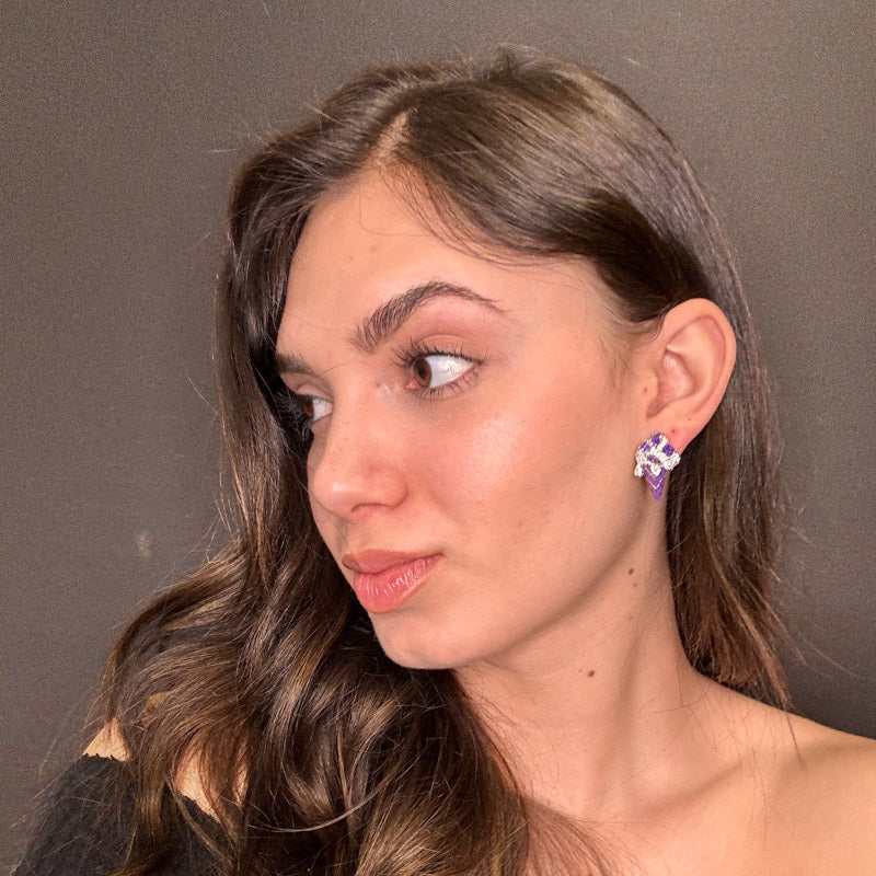 Palestro Milano Orecchini Gelato di Gemme