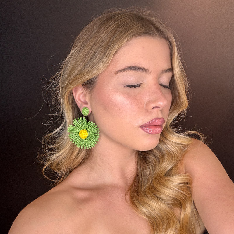 Girasoli colorati in rafia - big edition