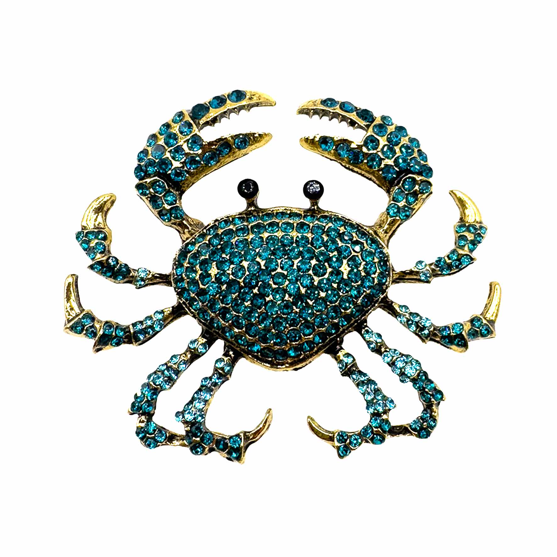 Palestro Milano Spille e spillette Turquoise Granchio