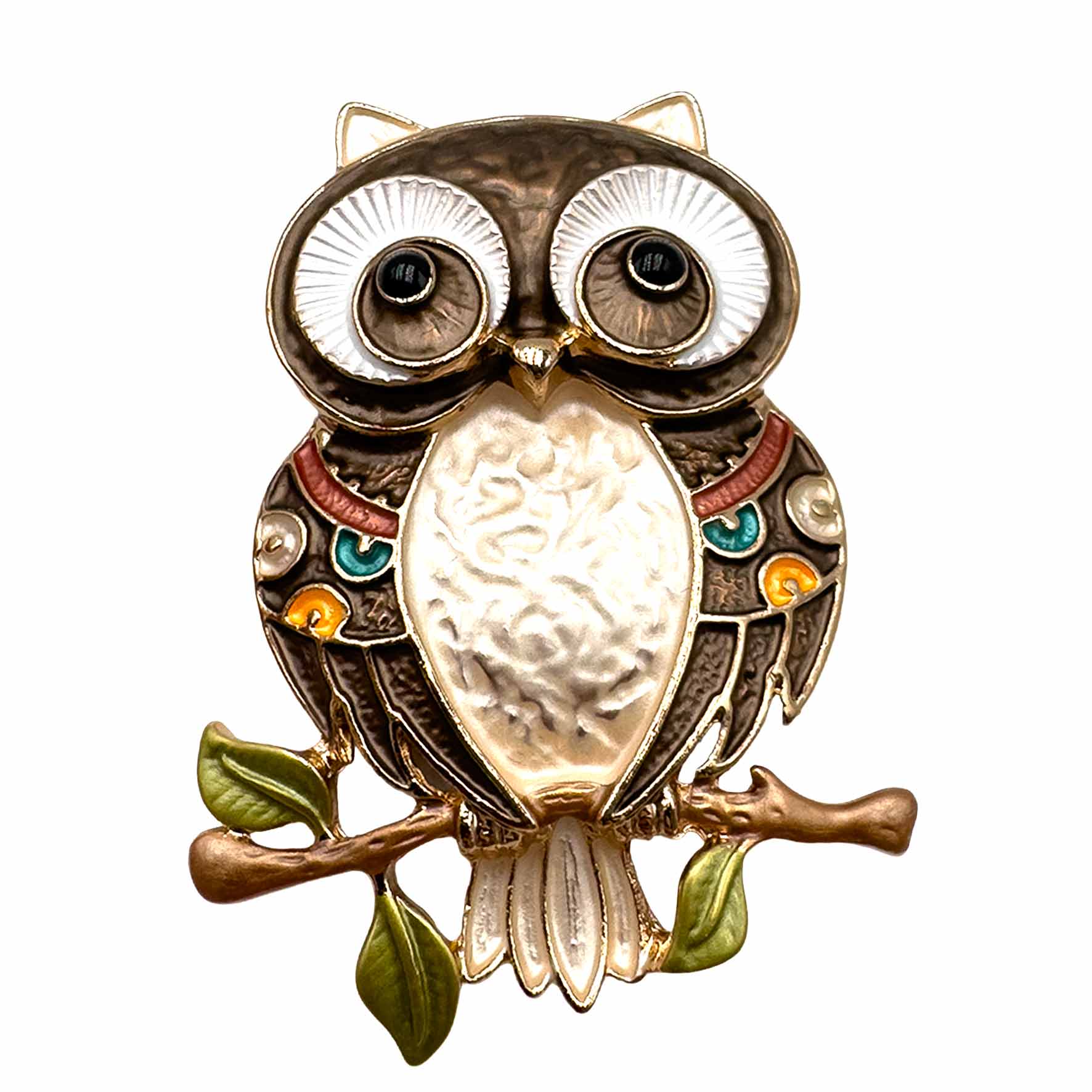 Palestro Milano Spille e spillette Cioccolato Gufo (Magnete)