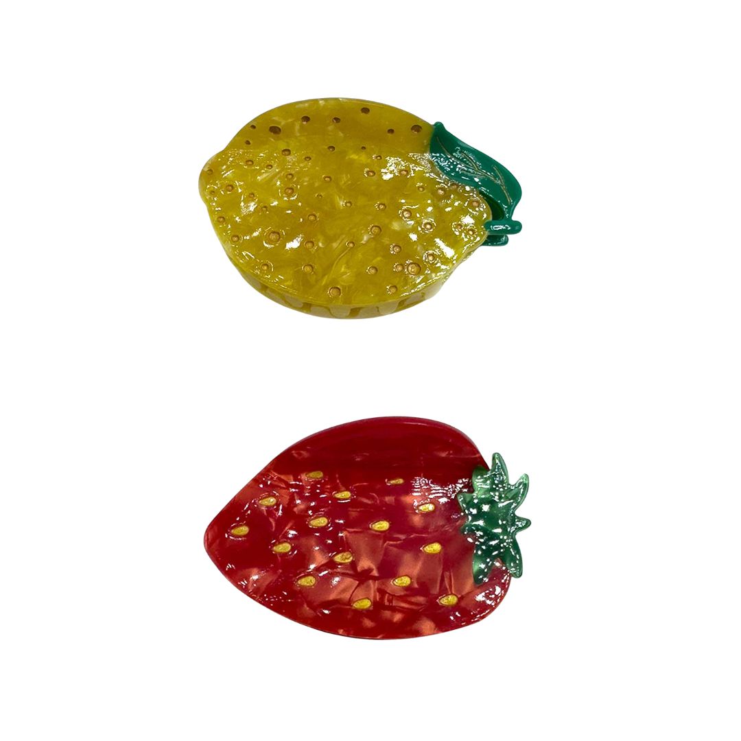 Palestro Milano Accessori per capelli Duo Clip Fragole&Limoni