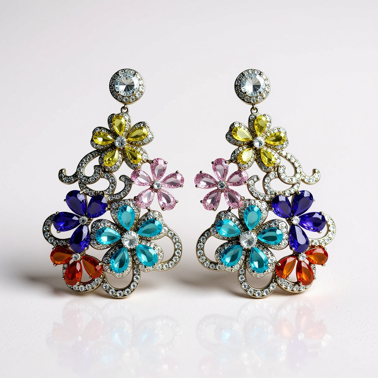 Palestro Milano Multicolor Light Fantasia di fiori Cristallo