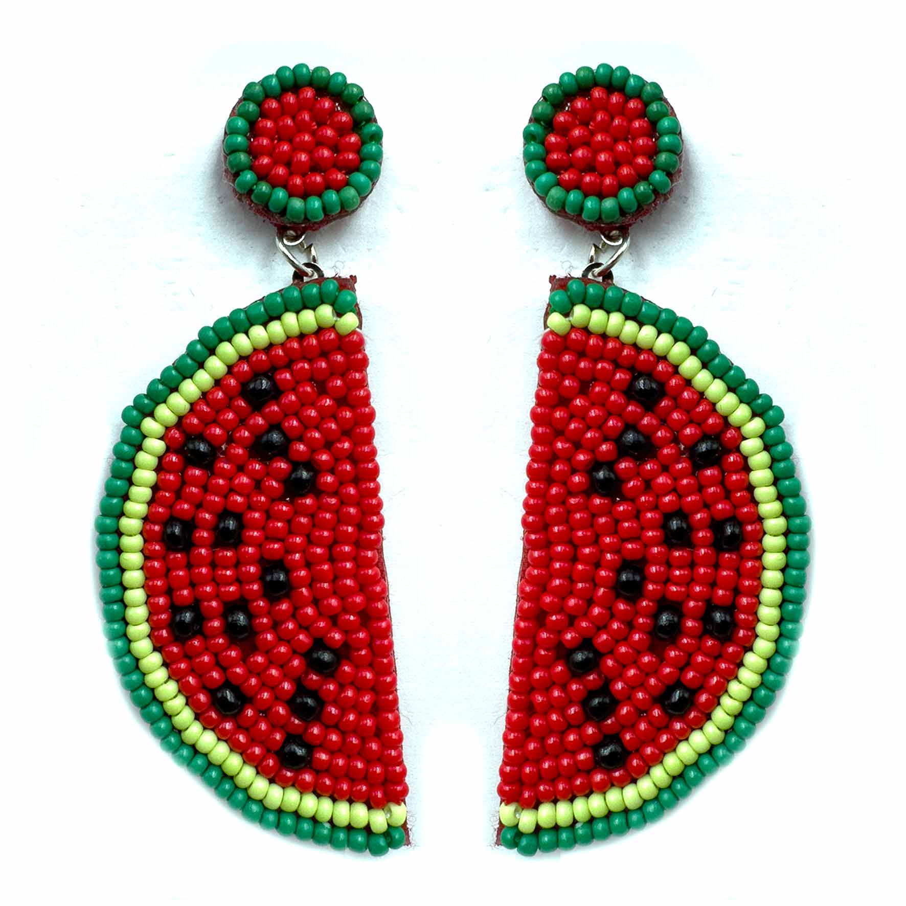 Palestro Milano Orecchini Anguria a spicchio di perline