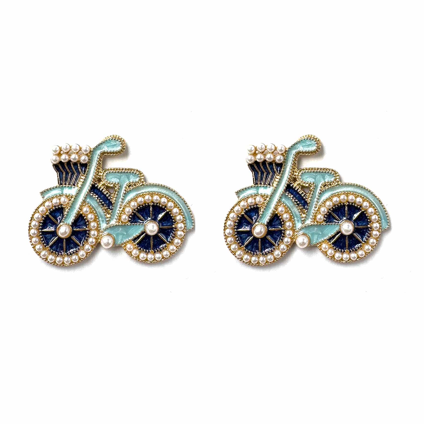 Palestro Milano Orecchini Azzurro Biciclette