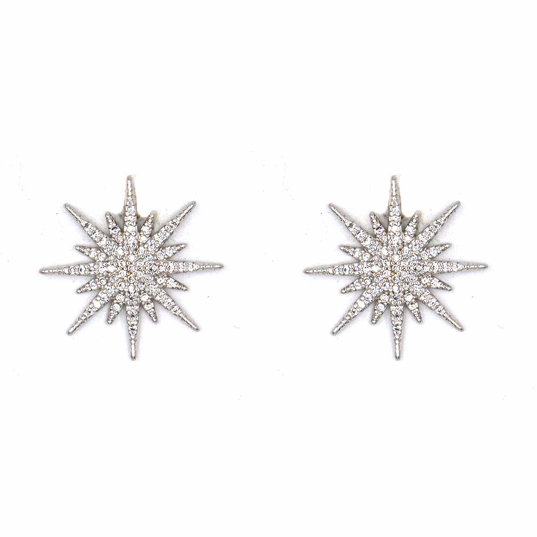 Palestro Milano Orecchini Base Silver Stella Polare