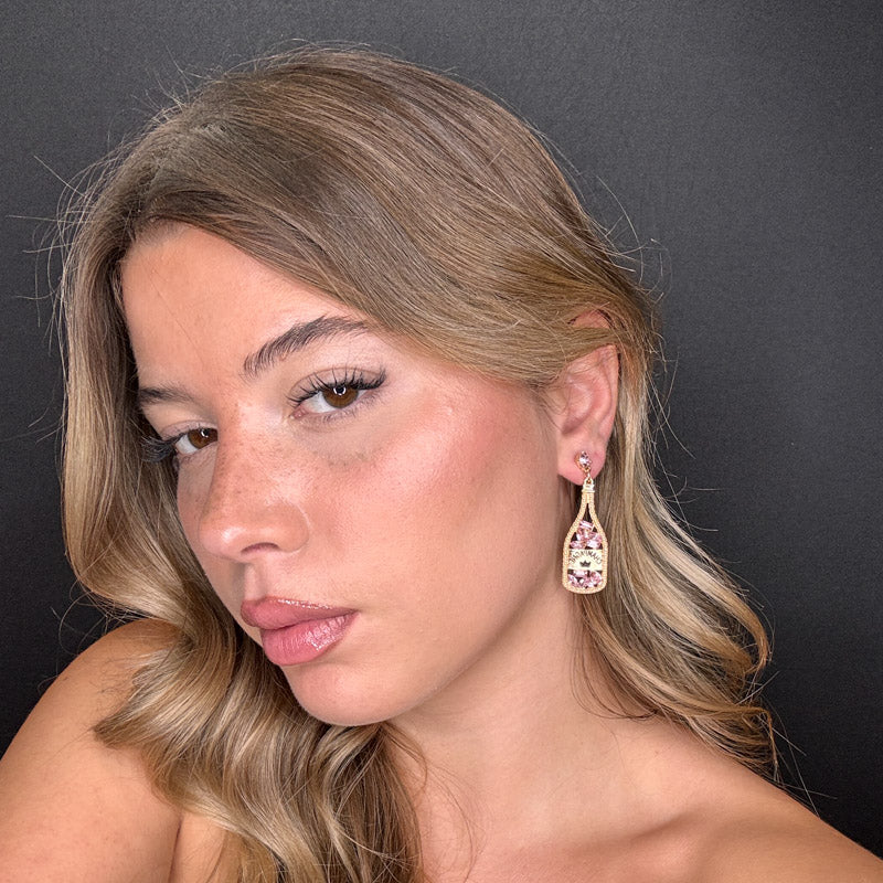 Palestro Milano Orecchini Bollicine di champagne