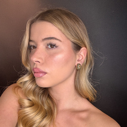 Palestro Milano Orecchini Bottoncini di pavè