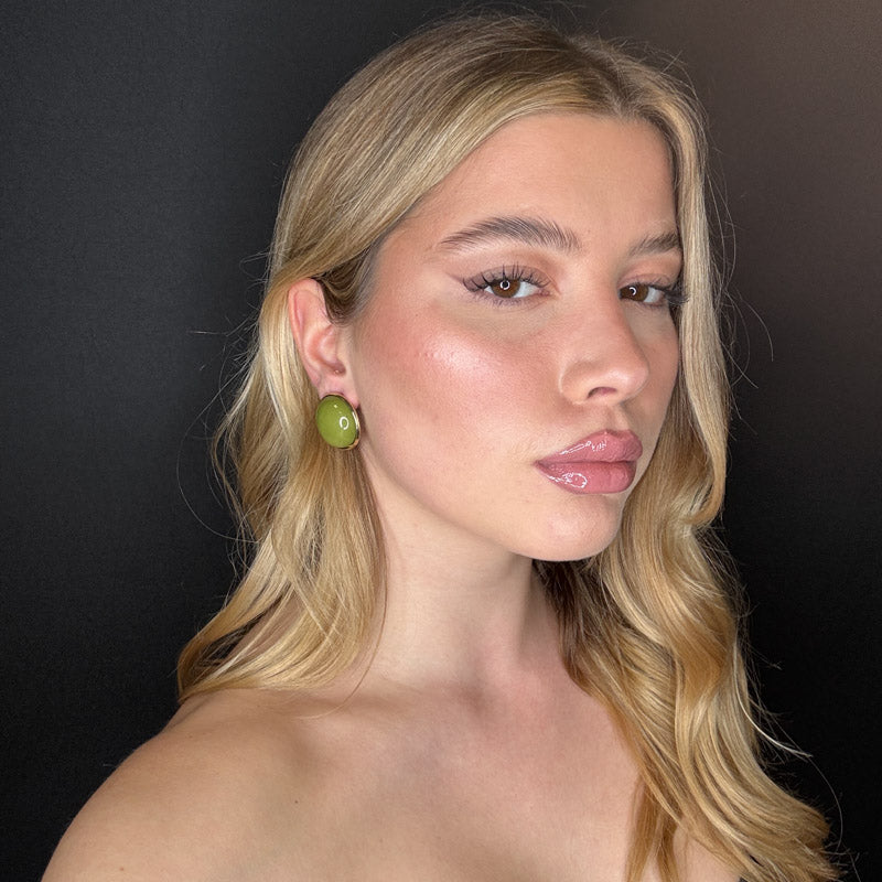 Palestro Milano Orecchini Bottone Retrò