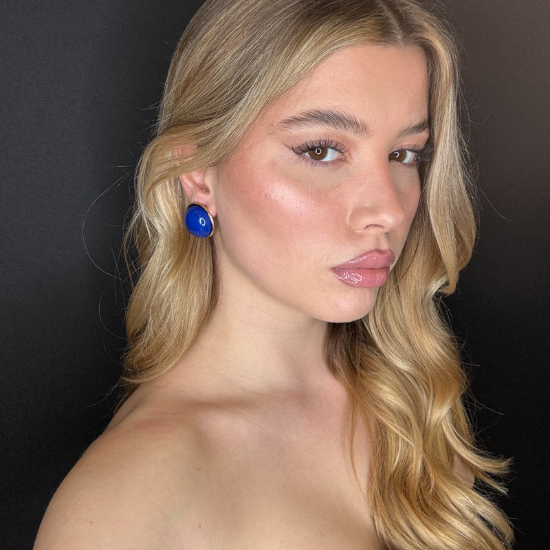 Palestro Milano Orecchini Bottone Retrò