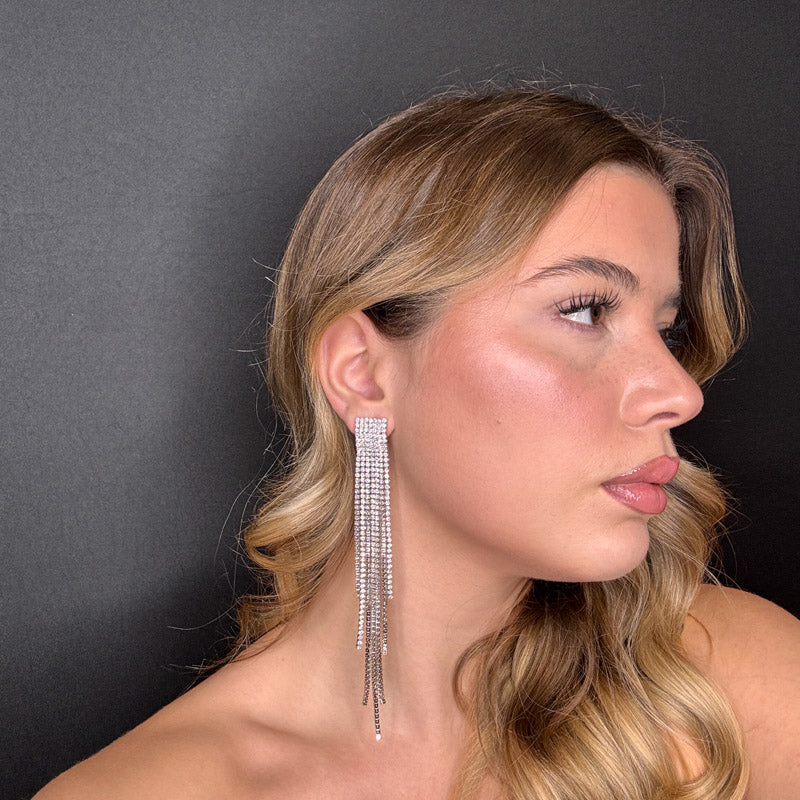 Palestro Milano Orecchini Cascata Luminosa