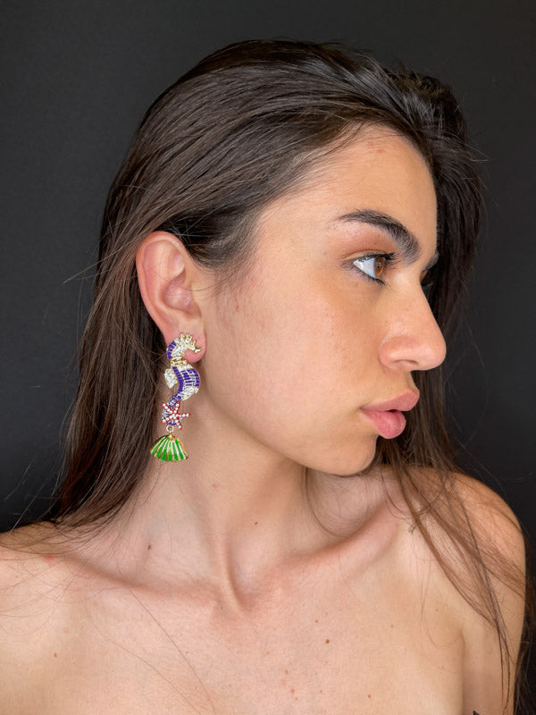 Palestro Milano Orecchini Cavallucci di mare - New Collection 2023